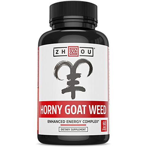 Premium Horny Goat Weed Extract with Maca and Tribulus  Enhanced Energy Complex for Men and Women  1000mg Epimedium with Icariins  Veggie Capsules