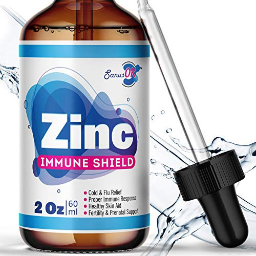 Liquid Zinc Sulfate - SanusOK Zinc Supplements For Whole Family - Organic Ionic Zinc Care For Hair Skin and Heart - Pure Zinc Sulfate Formula Great For Liquid Zinc Sulfate - SanusOK Zinc Supplements For Whole Family - Organic Ionic Zinc Care For Hair Skin and Heart - Pure Zinc Sulfate Formula Great For