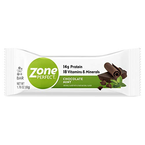 ZonePerfect Protein Bars Chocolate Mint 14g of Protein Nutrition Bars With Vitamins and Minerals Great Taste Guaranteed 20 Bars ZonePerfect Protein Bars Chocolate Mint 14g of Protein Nutrition Bars With Vitamins and Minerals Great Taste Guaranteed 20 Bars