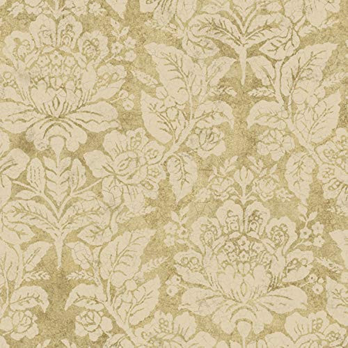 Chesapeake SIS40546 Off-White Bohemian Damask Wallpaper