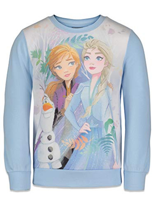 Disney Frozen Elsa Anna Olaf Little Girls Fleece Sweatshirt 7 Disney Frozen Elsa Anna Olaf Little Girls Fleece Sweatshirt 7