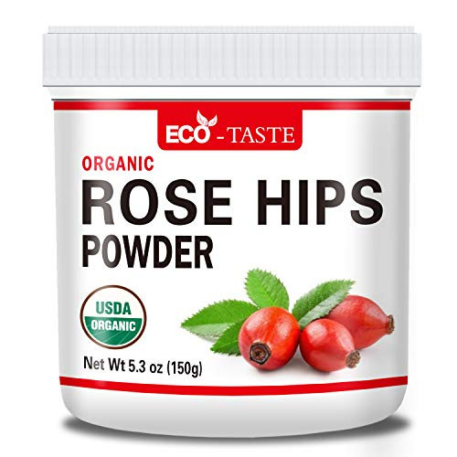 Organic Rose Hips Powder 5-3oz 100 Pure Vegan Friendly No Additives Non-GMO Organic Rose Hips Powder 5-3oz 100 Pure Vegan Friendly No Additives Non-GMO