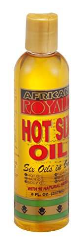 African Royale Hot Six Hair Oil  8 oz -Pack of 6-