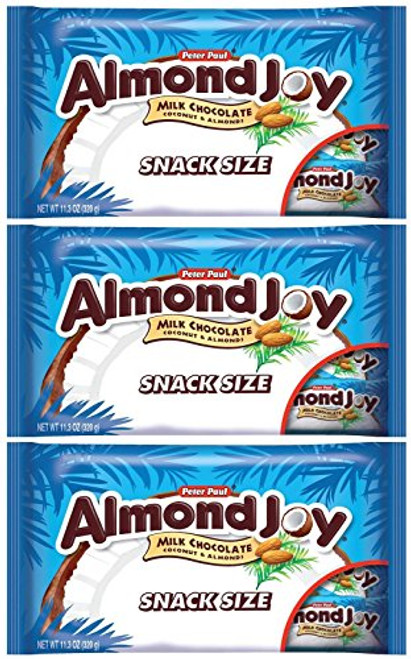 Almond Joy Snack Size Bars - 11-3 oz - 3 pk Almond Joy Snack Size Bars - 11-3 oz - 3 pk