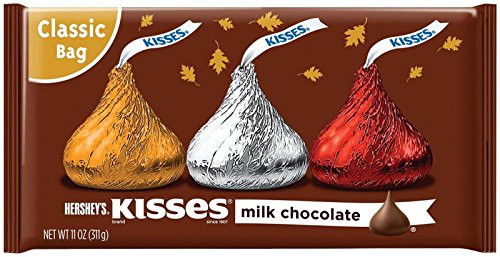 HERSHEYS Milk Chocolate Kisses Fall Harvest - 11 oz