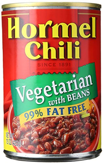 Hormel Vegetarian Chili with beans - 15 Ounce -Pack of 3- Hormel Vegetarian Chili with beans - 15 Ounce -Pack of 3-