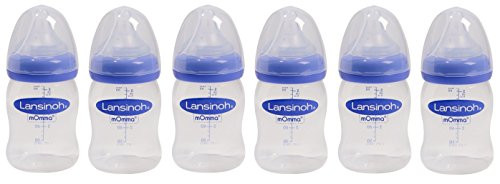 Lansinoh mOmma 5 Ounce Bottle with NaturalWave Nipple  6 Count
