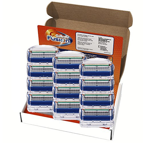 Gillette Fusion Manual Mens Razor Blade Refills  12 Count