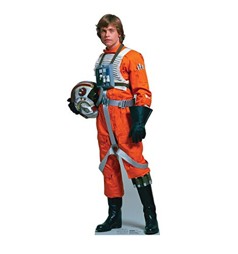 Cardboard People Luke Skywalker Rebel Pilot Life Size Cardboard Cutout Standup - Star Wars Classics -IV - VI-