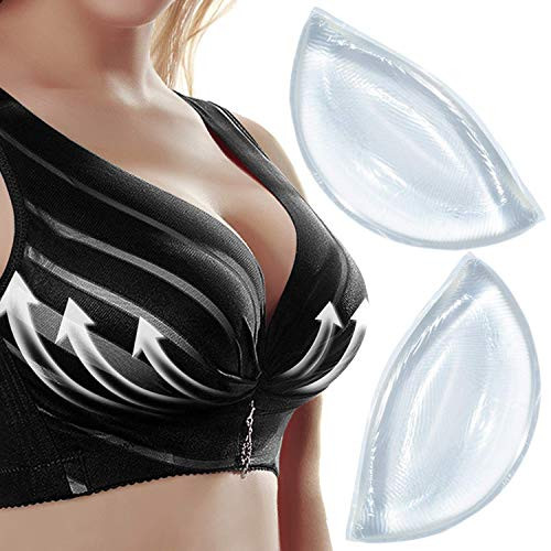 Clear Silicone Bra Inserts Breast Enhancers Push-up Bra Pads