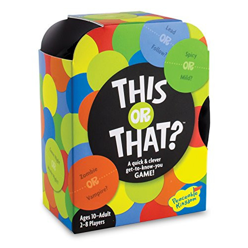 Peaceable Kingdom This or That? Quick and Clever Get to Know You Game for Friends and Family