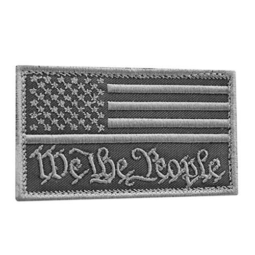 LEGEEON Subdued American We The People 2x3-25 USA Flag Declaration Independence 2A Morale Fastener Cap Patch