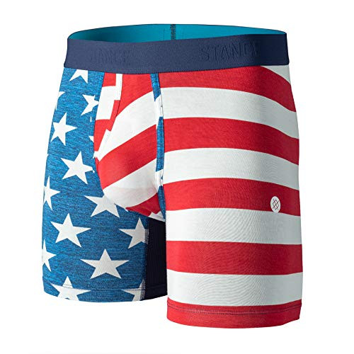 Stance Mens Boxer Brief Banner ST 6in  Blue  Medium
