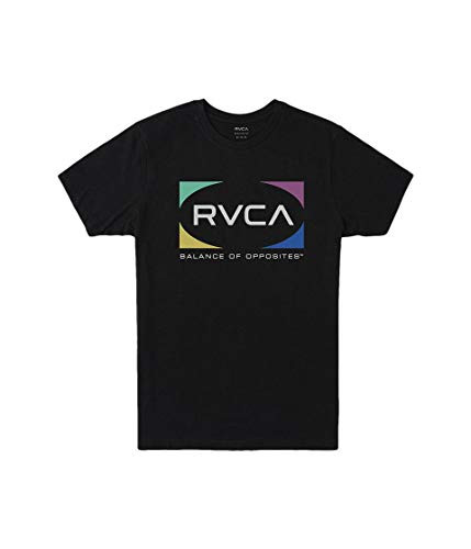 RVCA Men Quad Short Sleeve Tee Black XX-Large