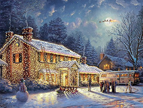Ceaco Thomas Kinkade National Lampoon's Christmas Vacation  Jigsaw Puzzle (300 Pieces)