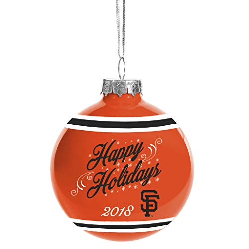 FOCO MLB San Francisco Giants Unisex 2018 Glass Ball ORNAMENT2018 Glass Ball Ornament  Team Color  OS