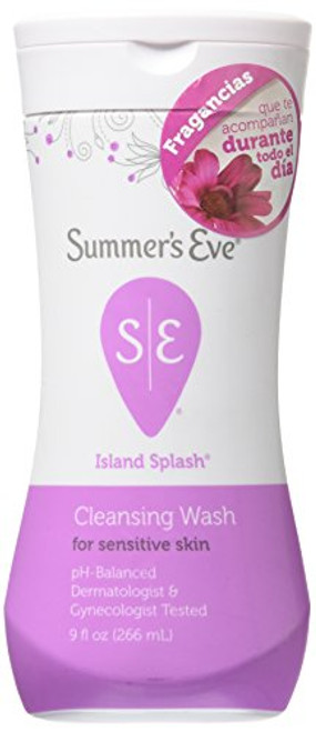 Summers Eve Cleansing Wash for Sensitive Skin  Island Splash 9 oz