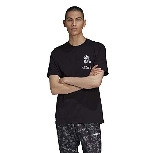 adidas Originals mens Goofy Tee Black Medium adidas Originals mens Goofy Tee Black Medium