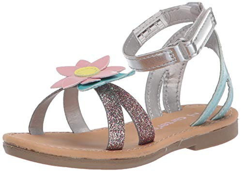 carters Girls Mauna Hook and Loop Sandal  Pink  11 Little Kid