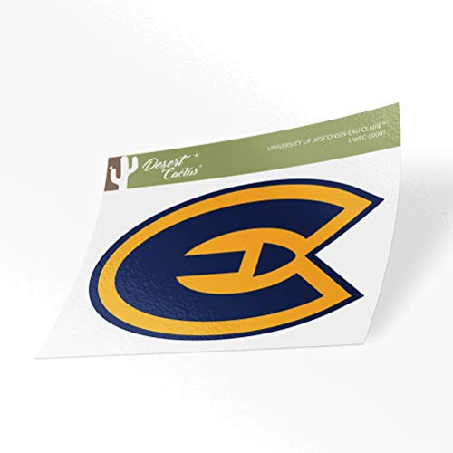 University of Wisconsin Eau Claire UWEC Blugolds NCAA Vinyl Decal Laptop Water Bottle Car Scrapbook -Sticker - 00001-