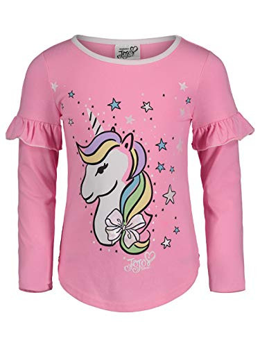 JoJo Siwa Big Girls Long-Sleeve T-Shirt 7-8 Pink