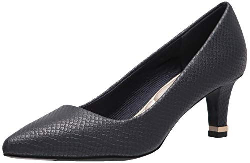 Easy Street womens Pump  Navy Snake  11 X-Wide US