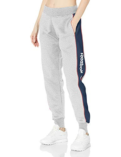 Reebok Classic Linear Pants  Light Grey Heather  X-Small