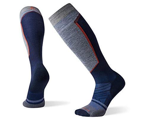 Smartwool PhD Ski Light Elite Deep Navy MD -Mens Shoe 6-8-5-