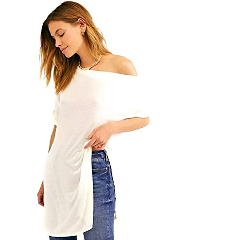 Free People We The Free Take It Easy Tunic Top Ivory Medium M -Womenandrsquos 8-10-