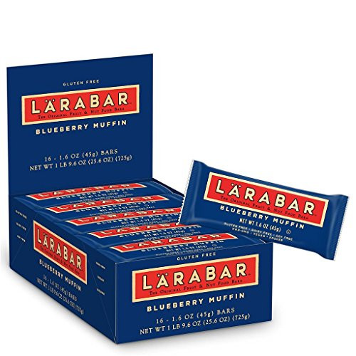 Larabar Gluten Free Bar, Blueberry Muffin, 1.6 oz Bars (16 Count)