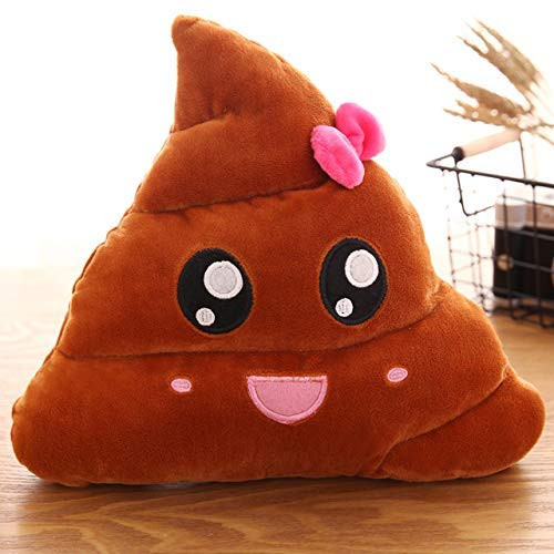 TheGuru Poop Emoji 7" Throw Pillows (Poo Emoji - Girl) TheGuru Poop Emoji 7" Throw Pillows (Poo Emoji - Girl)