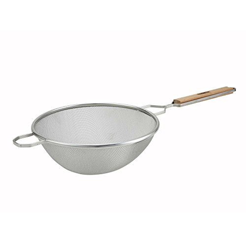 Winco Strainer, 10.5-Inch Diameter, Single Fine Mesh