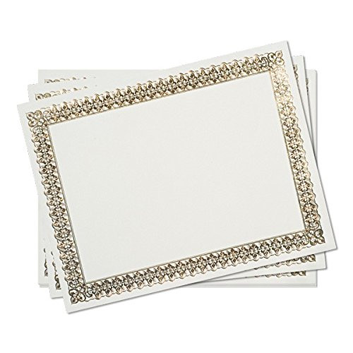 Gartner Studios Gold Foil Certificate, 15 Count (36004-S)