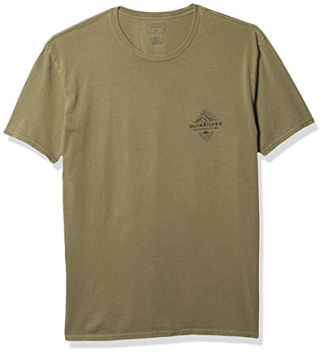 Quiksilver Mens Before Light Short Sleeve TEE  Kalamata  L