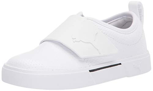 PUMA Baby El Rey 2 Slip On Sneaker  White BLAC