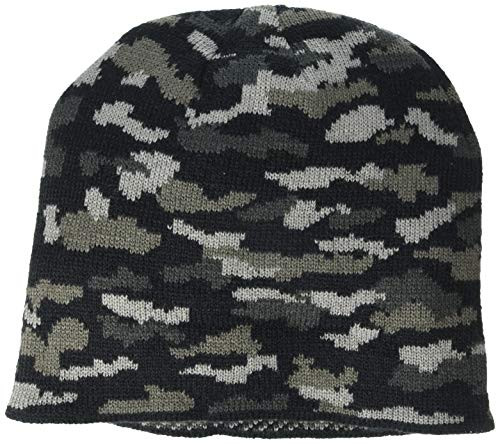 Marky G Apparel Beanie Cap  Black Camo  OS