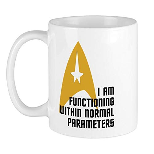 Star Trek Merchandise Operating Under Normal Parameters 11oz Coffee Mug Best Gifts