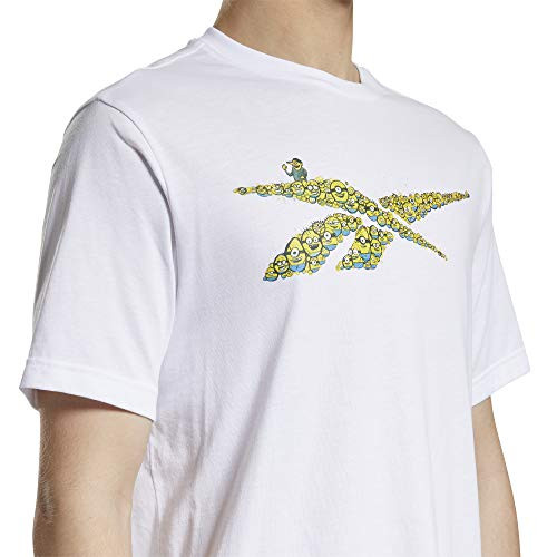 Reebok Minions Classics Short Sleeve Tee  White  XL