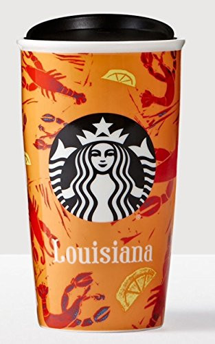 LOUISIANA Traveler 12oz Local Collection Double Wall Ceramic 2016