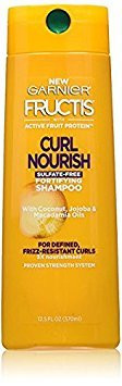 Garnier Fructis Triple Nutrition Curl Nourish Fortifying Shampoo  12-5 Fl Oz -Pack of 2-