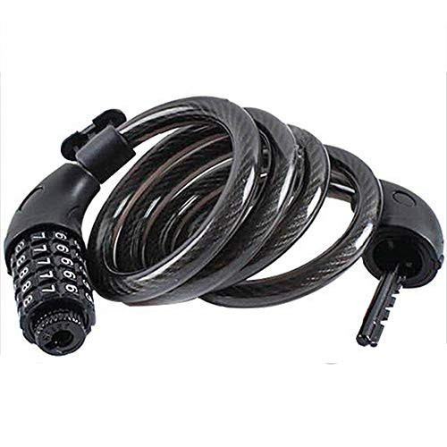 HJKL Number Codes Anti-Cut with Bracket Safety Anti-Shear Password Locks Anti-Theft Five-Digital Bicycle Lock