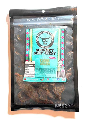 Bullard Jerky - Carne Asada - 3 oz Gourmet All Organic BEEF Jerky Made with Real Cilantro