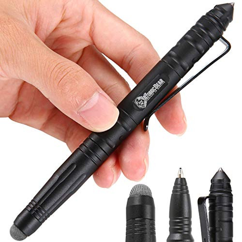 Tactical Pen - Self Defense  Emergency Window Breaker  Capacitive Stylus Pen  Ballpoint EDC Pens for Tactical Gear  Defense Pen for Police  Milita