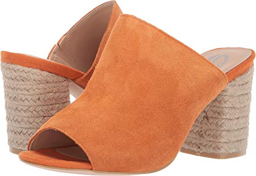 Sbicca womens Mule Heeled Sandal  Orange  9 US