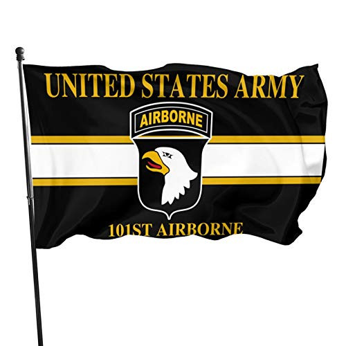 Ximengabc Army 101st Airborne Division 3x5 Foot Flag Outdoor 100 Single-Layer Translucent Polyester 3x5 Ft Banner for Garden Home Ximengabc Army 101st Airborne Division 3x5 Foot Flag Outdoor 100 Single-Layer Translucent Polyester 3x5 Ft Banner for Garden Home