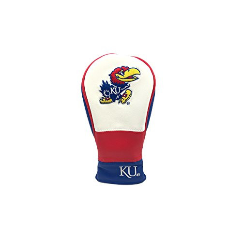 PRG Americas NCAA Kansas Jayhawks Rescue Leatherette Wood Cover  White