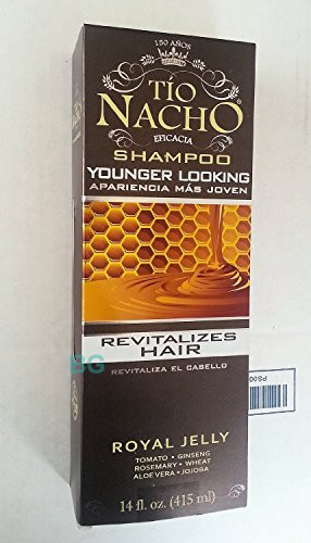 Tio Nacho Shampoo Younger Looking-- Royal Jelly Revitalizes Hair 14 oz -3 Pack-