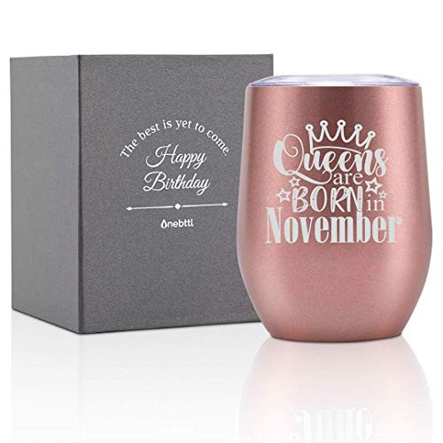 Funny Birthday Tumbler for Women  Her  Girlfriend  Best Friends  Coworkers  Wife  Mom  Daughter  Sister  AuntWine Tumbler 12 oz Stainless Steel Wine