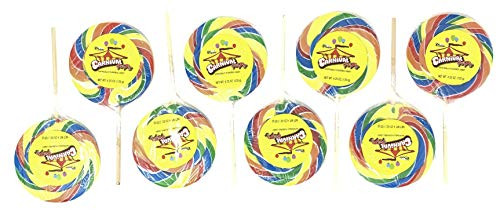 Carnival Swirl Pops Lollipops 4-25oz -Pack of 8-