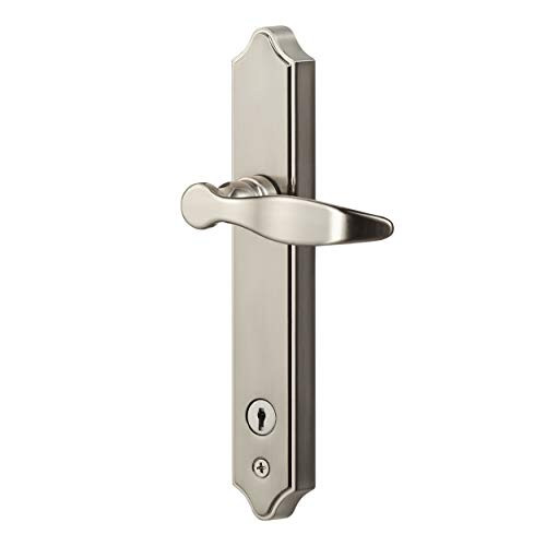 Ideal Security SK1215SC ML Lever Set with Keyed Deadbolt, Satin Chrome